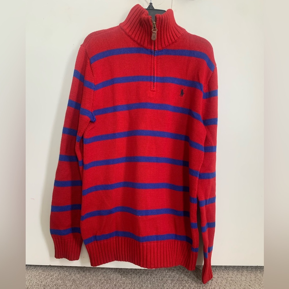 Polo Ralph Lauren Quarter-Zip Sweater Boys 18-20